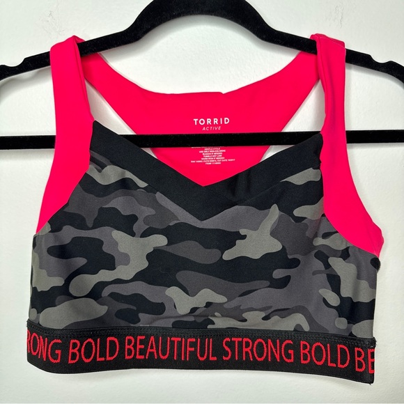 torrid Other - Torrid Camo Pink Sports Bra